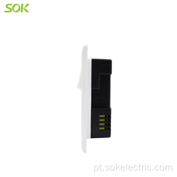 2.1A13A Carregador USB Tomadas de Interruptor de Pólo Duplo